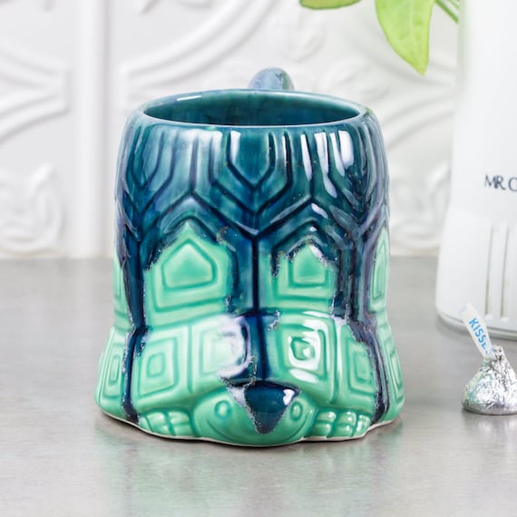 Green Ceramic Cup (Sea Turtle)