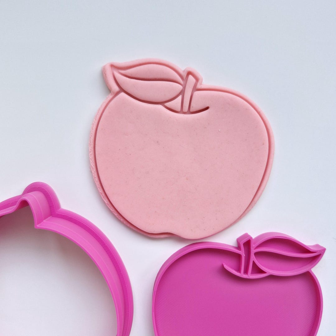 Apple, Cookie Cutter and Emboss Stamp - Etsy Australia