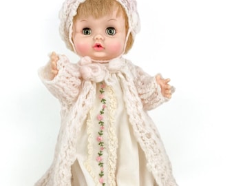 Vintage Effanbee Baby Winkie Squeaker Doll 12" 1970's Sleepy Eye Squeaker Works!