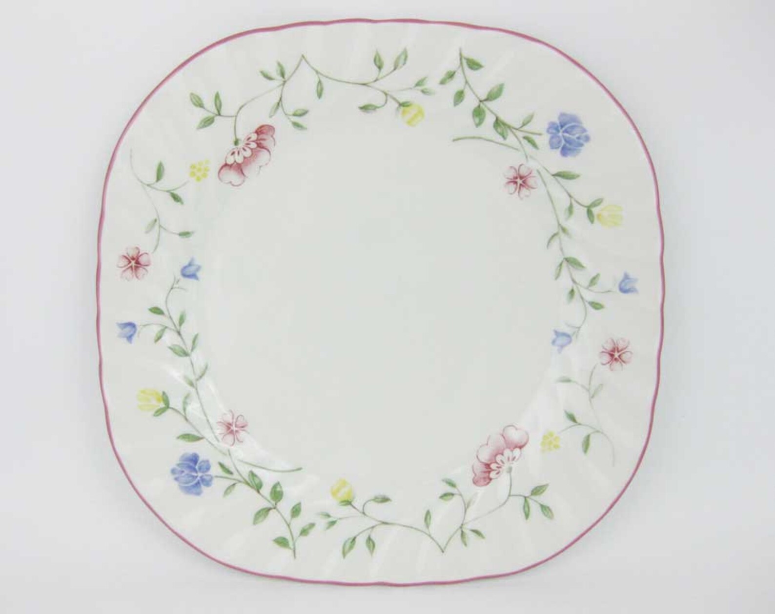 Johnson Bros. Summer Chintz Square Salad Plates 3 Etsy