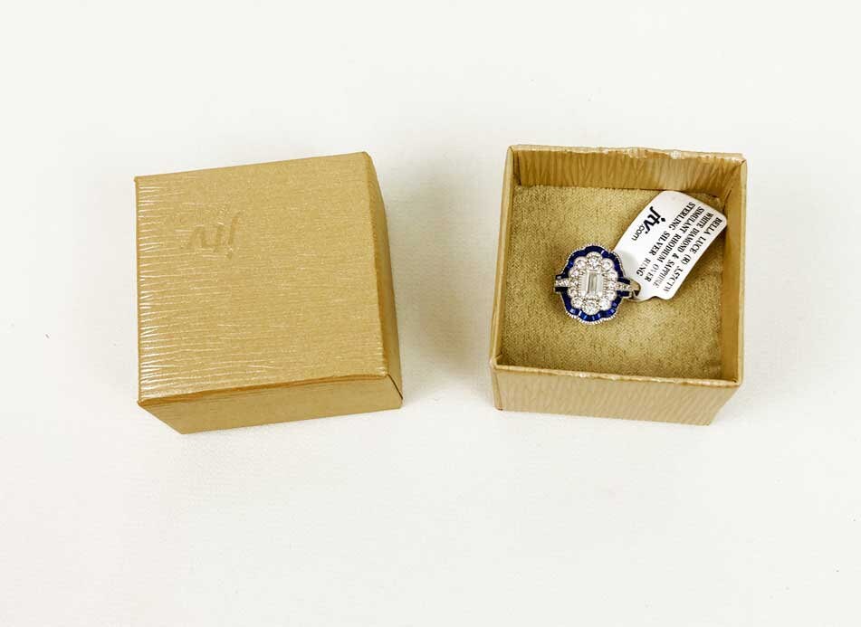 JTV Brand Woman s Bella Luce Rhodium Over Sterling Silver White