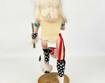 Vintage Native American Kachina Doll Artist Signed Long Hair Vintage Native American Kachina Doll Artist Signed Long Hair
