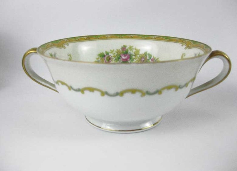 Vintage Noritake Bouillon Double Handled Cups 2 N1014 Circa Etsy