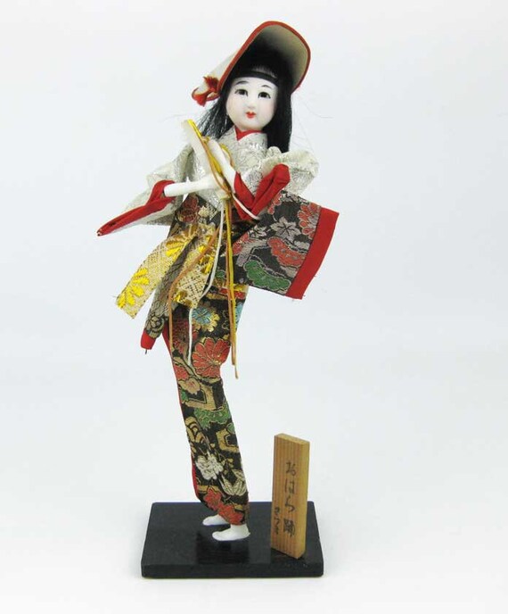 wooden geisha doll
