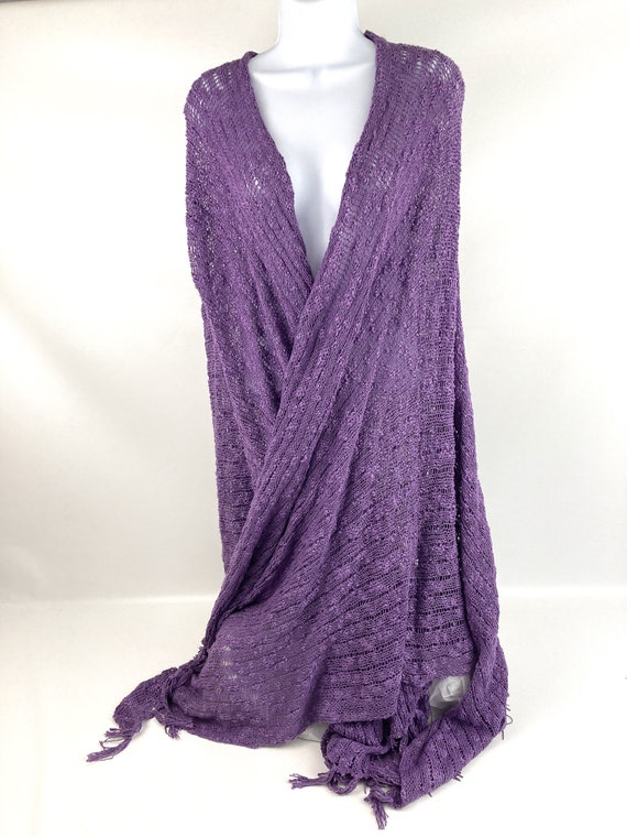 Hot In Hollywood Woman's One Size Purple Chunky Kn