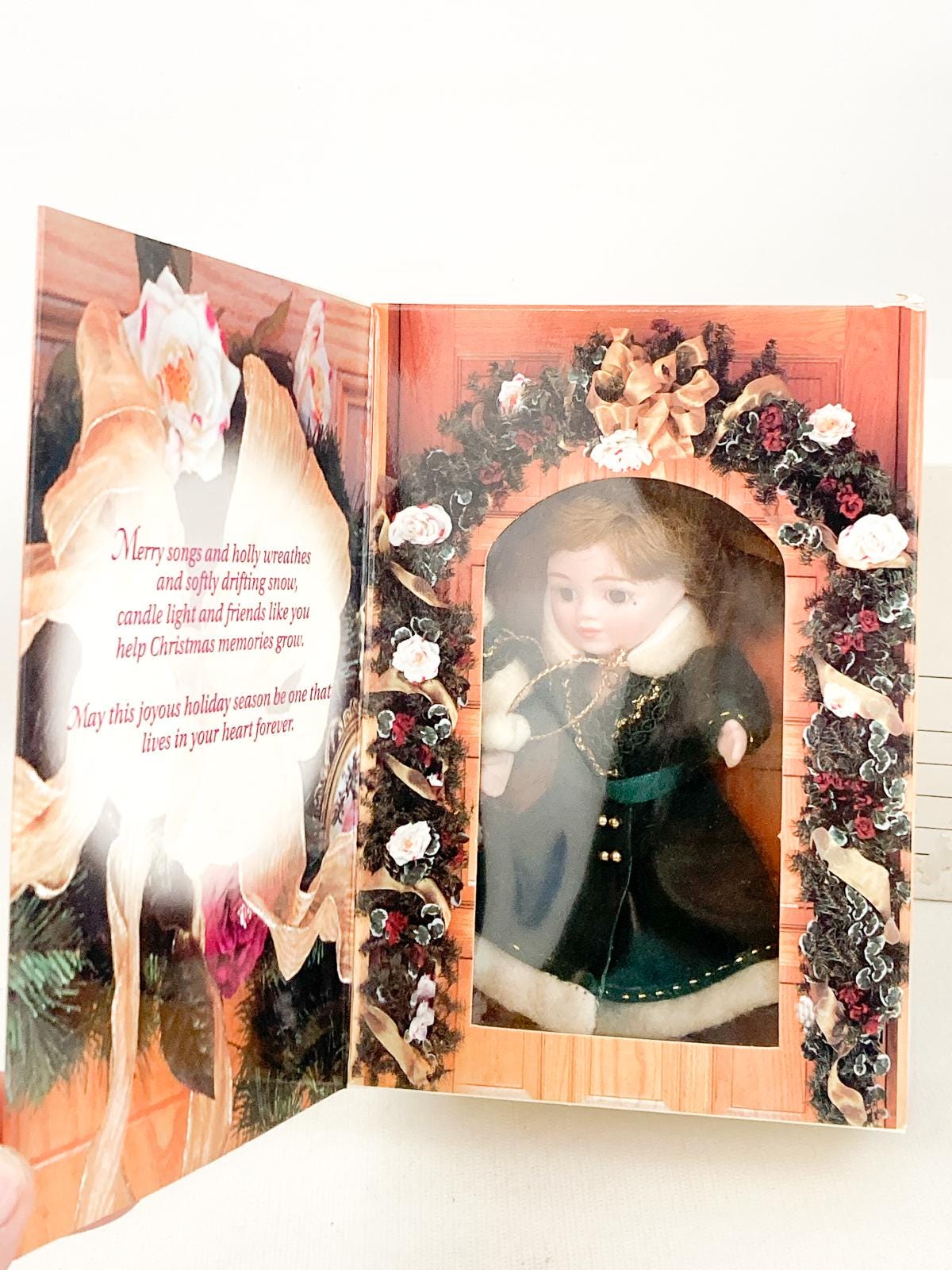 Marie Osmond Greeting Card Collection Christmas Doll by
