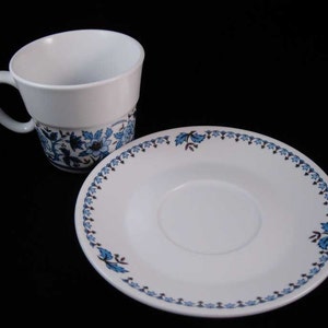 Noritake Progression Blue Moon Tea Cup/Coffee Cup & Saucer #9022