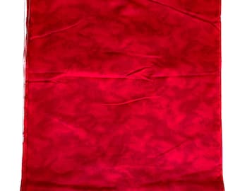 6 Yards X 42" Wide Deep Red Soft Two Toned Cotton Flannel Material New Off Of The Bolt! Soft & Cuddly