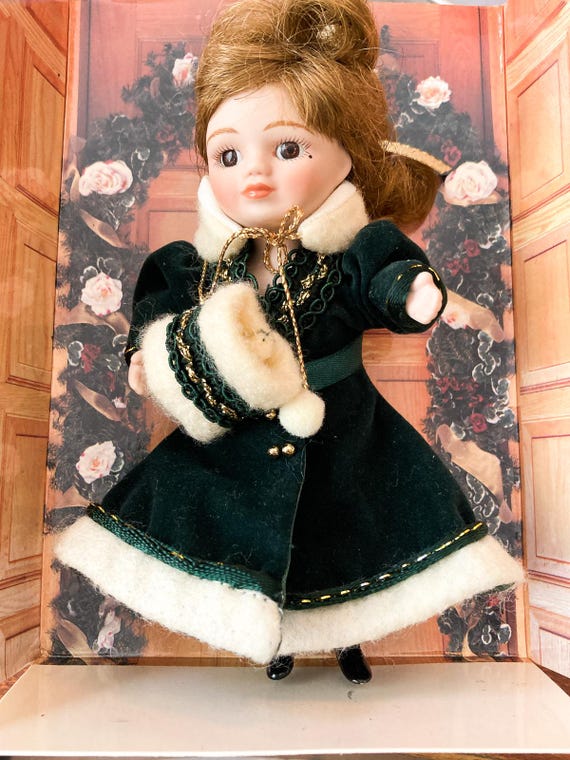 Marie Osmond Greeting Card Collection Christmas Doll by