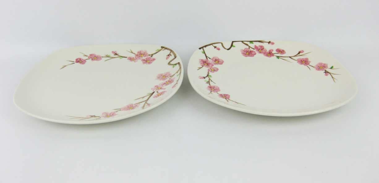 poppy trail peach blossom お皿 プレート オーバル poppy trail peach blossom お皿 プレート オーバル