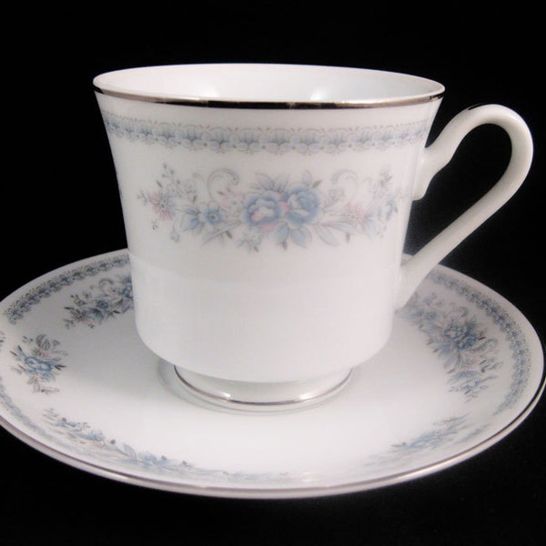 Fine Porcelain China Japan Christine Tea Cup & Saucer Set