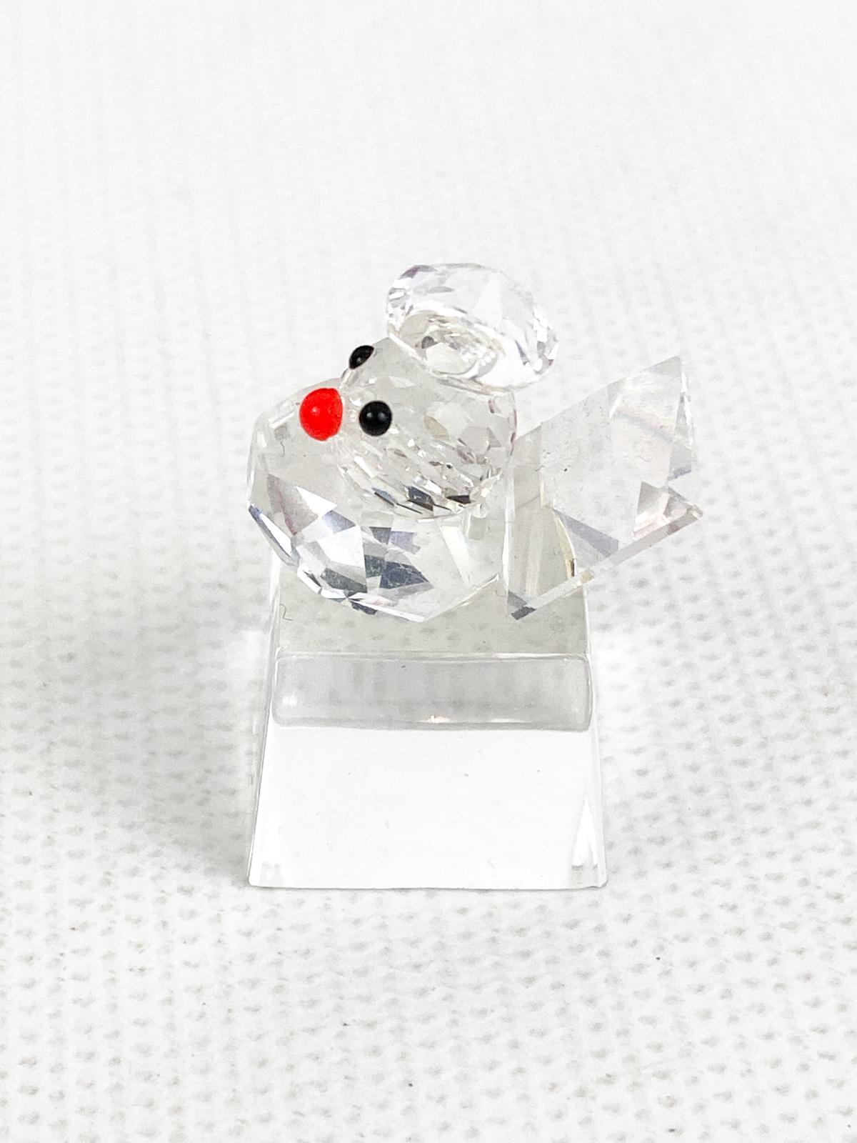 Vintage Swarovski Crystal Jack in the Box Clown Figurine 1.25