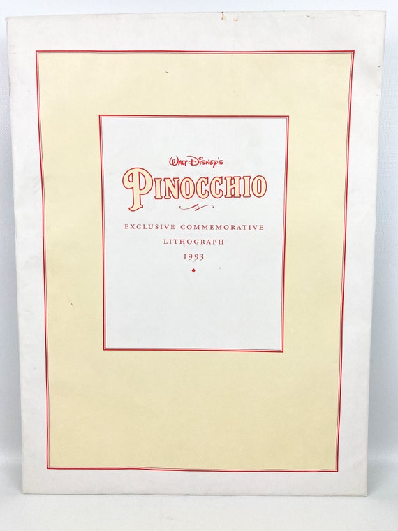 1993 Walt Disney's Pinocchio Exclusive Commemorative