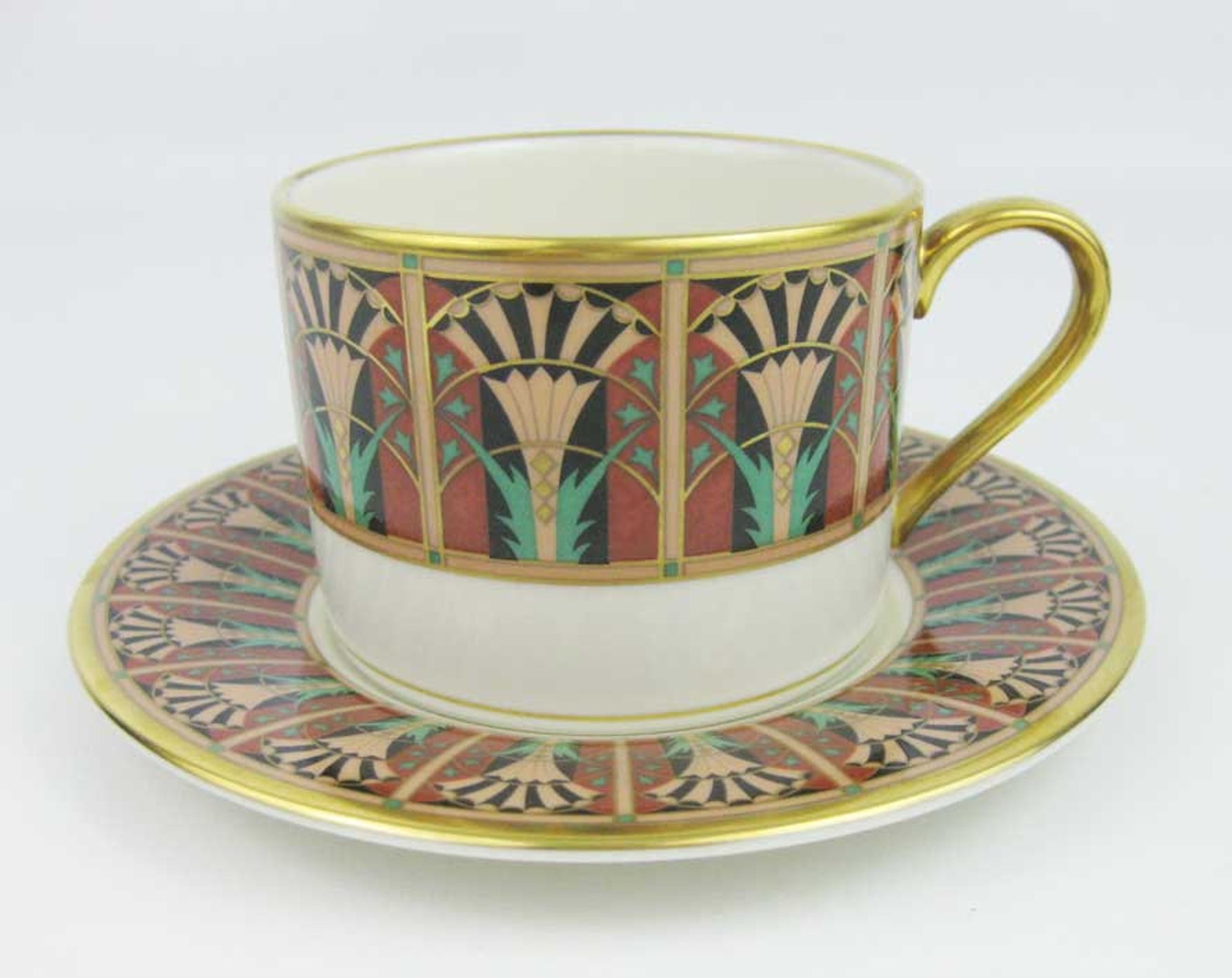 Lenox Grand Tier Lucia Tea Cups and Saucers 2 Sets Circa Etsy