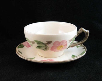 Franciscan Desert Rose Tea Cup & Saucer Set England