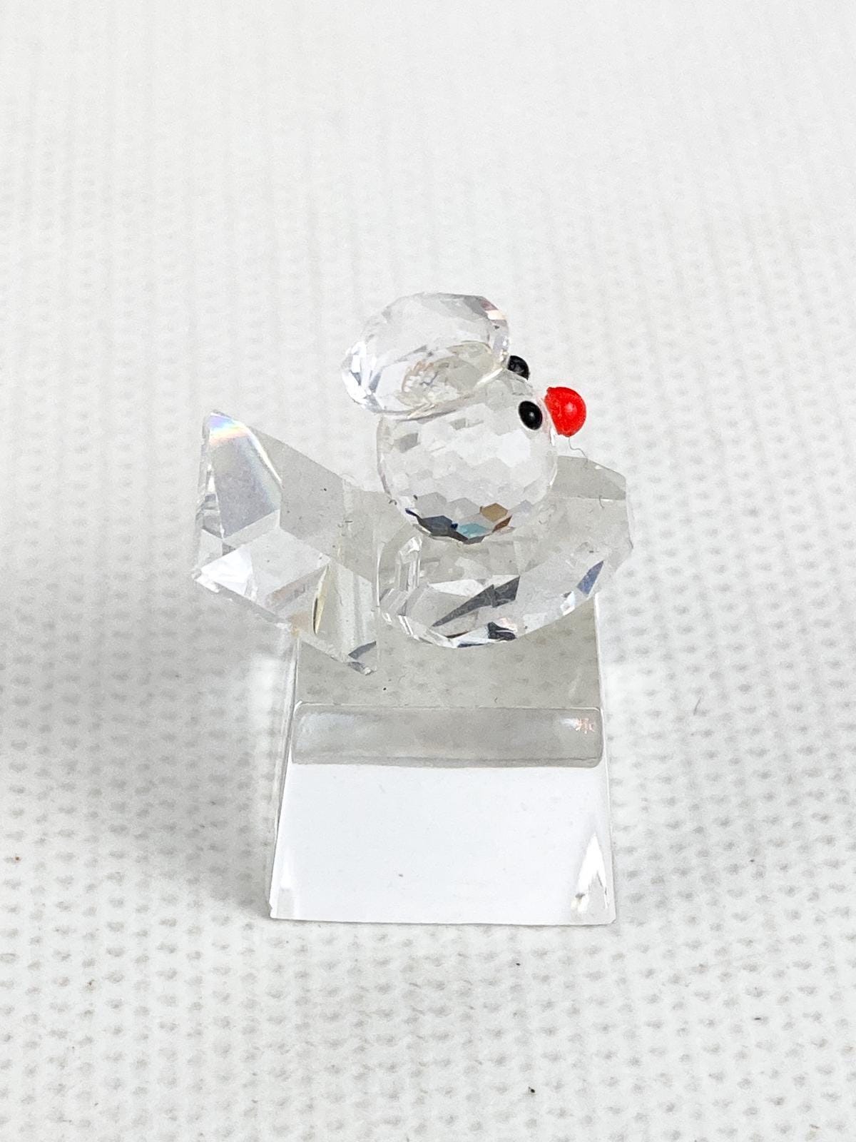 Vintage Swarovski Crystal Jack in the Box Clown Figurine 1.25
