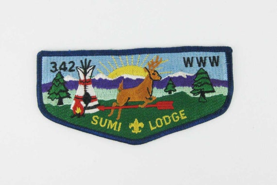 Rare 342 Sumi Lodge 40th Anniversary WWW Order Of The Arrow Boy Scouts Patch Rare 342 Sumi Lodge 40th Anniversary WWW Order Of The Arrow Boy Scouts Patch
