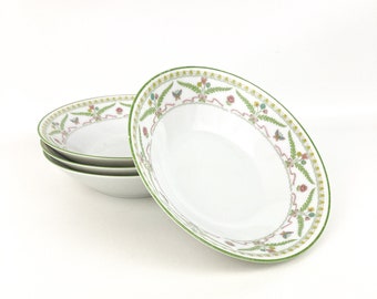 Vintage Noritake Contemporary Empire Coupe Soup Bowls #2682 (5) Circa 1975
