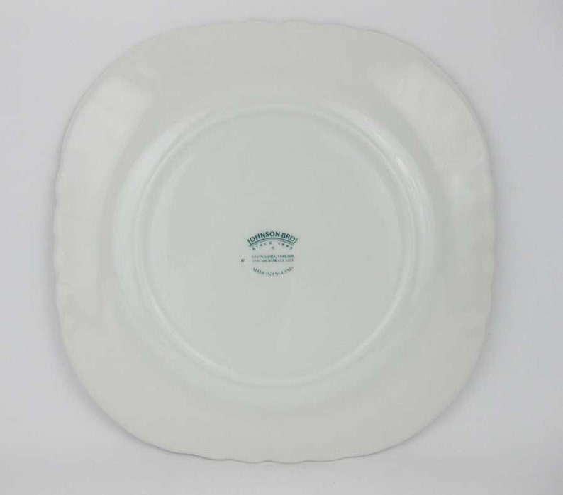 Johnson Bros. Summer Chintz Square Salad Plates 3 Etsy