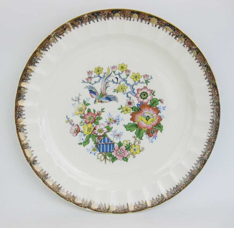 Vintage Cronin China Co Pattern CO13 Dinner Plates 6 22 Kt Etsy