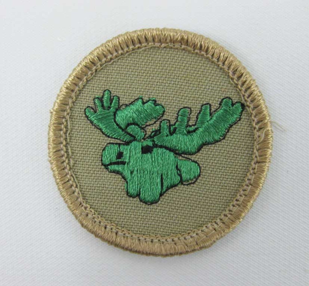 Vintage BSA Boy Scout Patrol Patch Green Moose Patrol Etsy