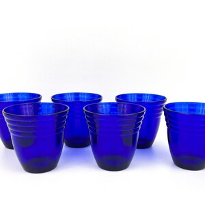 Bormioli Rocco Forum Saphir Cobalt Blue Glass Double Old Fashioned
