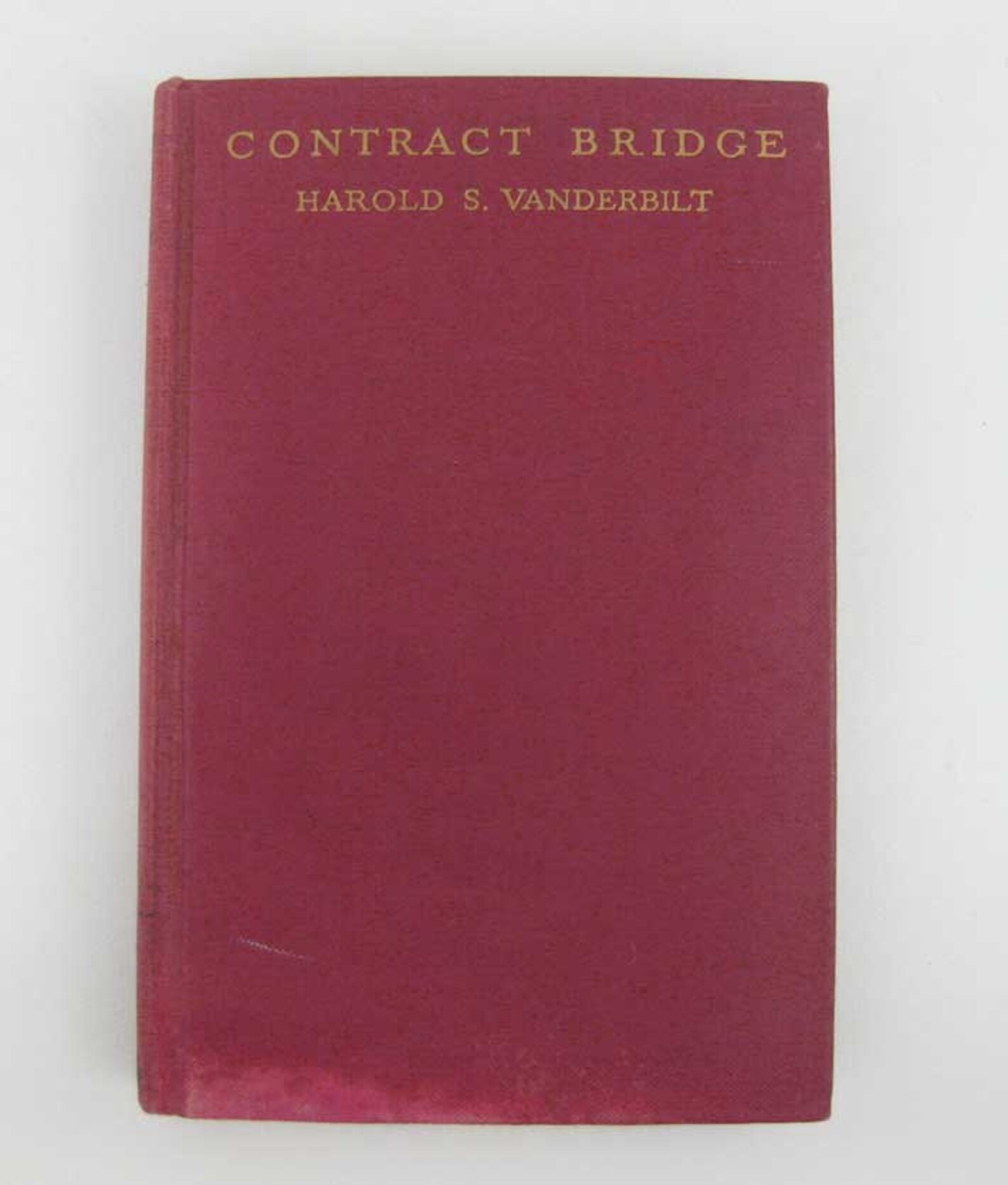 Antiquarian Contract Bridge by Harold Vanderbilt 1929 Etsy
