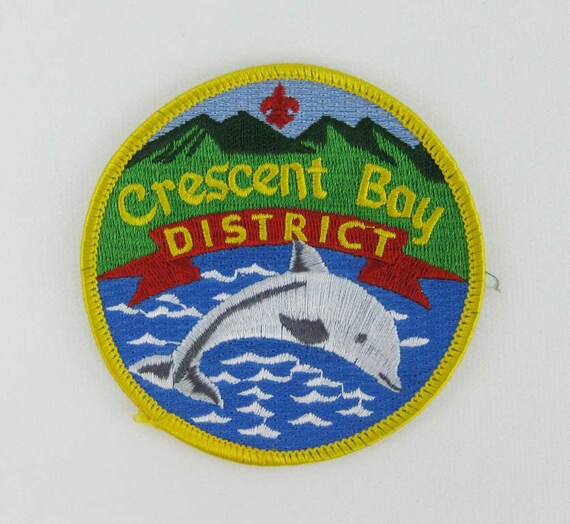 Vintage BSA Boy Scout Crescent Bay District Patch