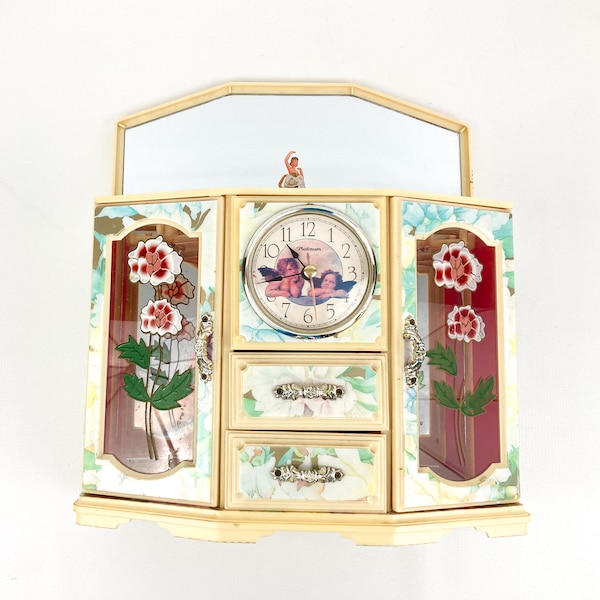 Clock Jewelry Box Etsy