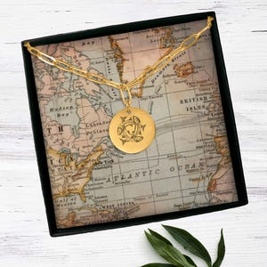 Collier poisson avec chaîne en trombone | Esthétique vintage viktorienne fantaisiste | Bijoux personnels | Dessin au trait marin ancien monde académique sombre