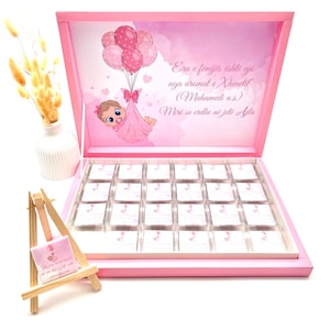 Gepersonaliseerde chocolade doos – bruiloft, Sünnet, verjaardag – gast cadeau, bedankje, kinderfeestje, decoratie voor chocoladerepen, cadeau idee
