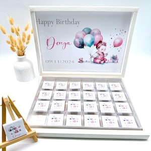 Gepersonaliseerde chocolade doos – bruiloft, Sünnet, verjaardag – gast cadeau, bedankje, kinderfeestje, decoratie voor chocoladerepen, cadeau idee