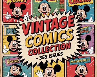 Colección de cómics vintage de Mickey Mouse: 355 números (1932-2016) (Descarga en PDF)