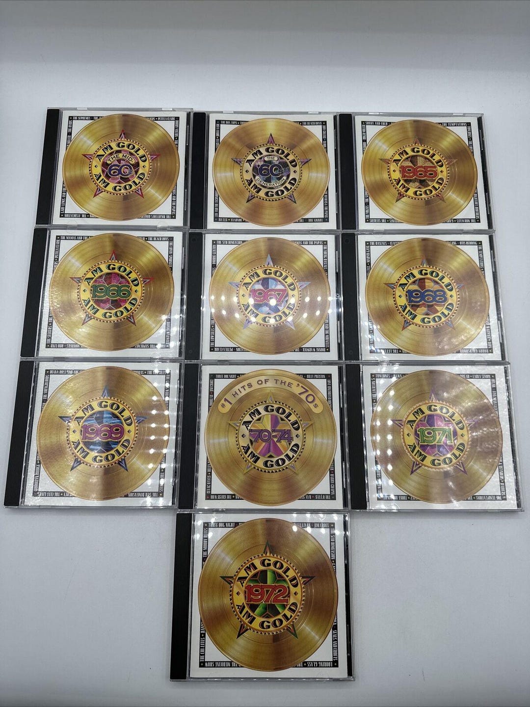 AM Gold 10 CD Lot the Mid 60s the 60s 1965 1966 1967 1968 1969 70
