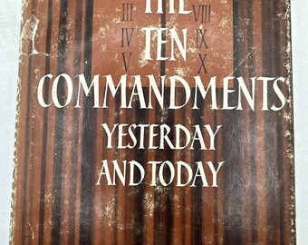 The Ten Commandments Yesterday And Today James Burton Coffman Dust Jacket Rare H