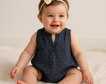 Naaipatroon babyromper pdf: doe-het-zelf romper (van pasgeborene tot 18 maanden) (digitale download)