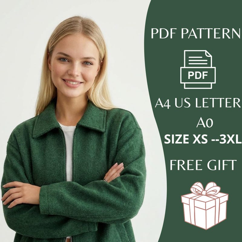 Jacket Sewing Patterns for Women - Etsy