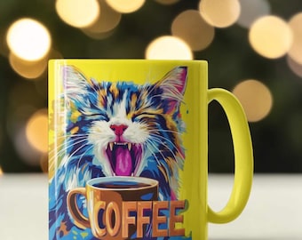 Coffee Cat Clipart No39
