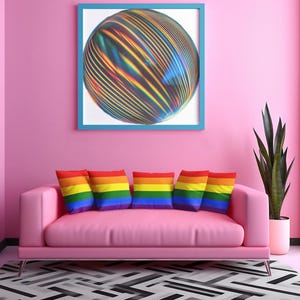Pride Graphics Bundle: LGBTQ+ Rainbow Designs (Digital Download, PNGs >300dpi) No43