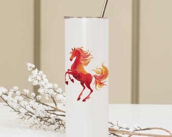 Skinny Tumbler Mockup, 20oz PSD Template with Smart Objects No24