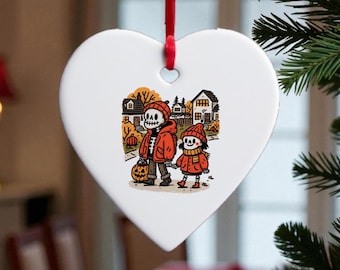 Ornament Mockup, Heart Shape PSD Template for Photopea Photoshop No86