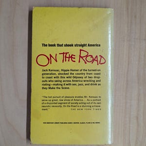 On the Road by Jack Kerouac 1957 16th Printing - Etsy