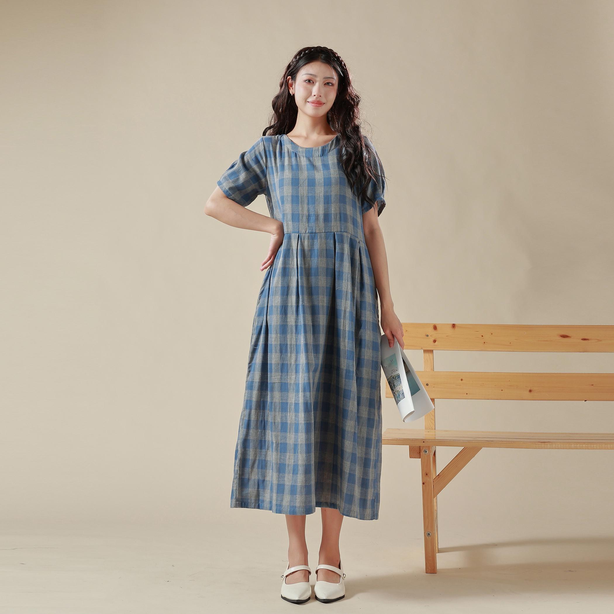 Cotton Double Gauze Tuck Dress新品タグ付き Double Gauze Dress - Etsy