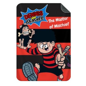 Dennis The Menace & Gnasher Blanket For Him|Her