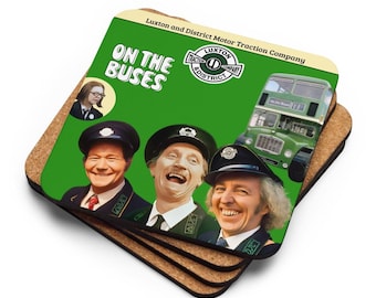 Sottobicchiere della serie TV On The Buses degli anni '70 - Resistente al calore / Home Living