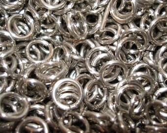 GOLD Anodized Aluminum JUMP RINGS 250 7//32 16g SAW CUT Chainmail chain mail