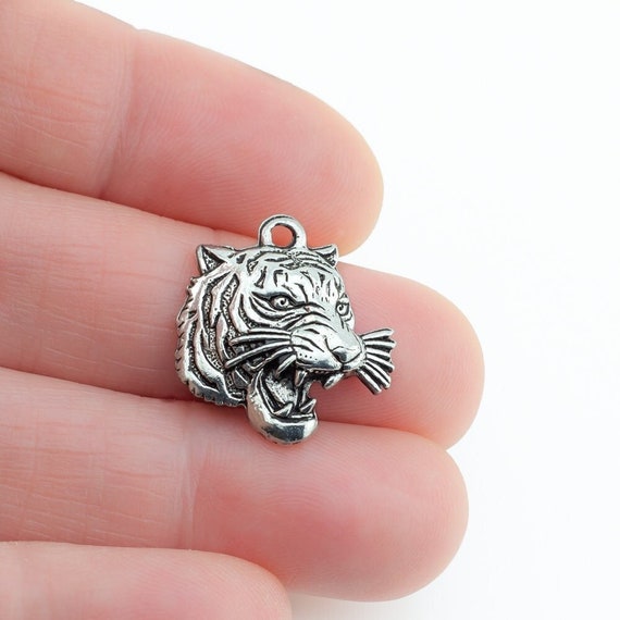 Tiger head charm clearance