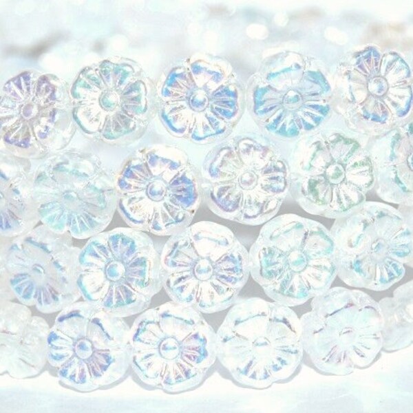 Pressed Flower Beads Etsy