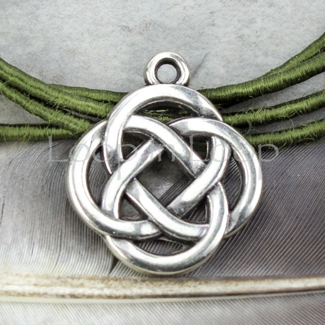 Triquetra Significato Collana Con Ciondolo Nodo Celtico Della - Foto 7