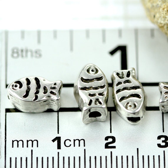 10%OFF Small Silver Fish Bead, Metal Fish Beads, Cute Small Fishes Nautical  Mykonos Greek Casting Craft Jewelry Supplies 2pcs -  Canada